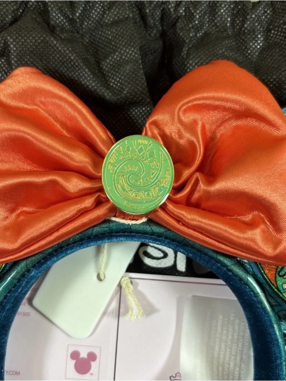 Disney Princess Moana stained glass ears loungefly
